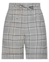 Baum Und Pferdgarten Woman Shorts & Bermuda Shorts Light Grey Size 10 Polyester, Viscose, Elastane In Grey