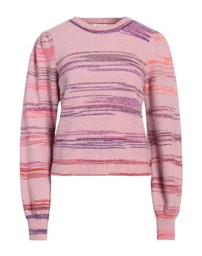 BAUM UND PFERDGARTEN BAUM UND PFERDGARTEN WOMAN SWEATER PINK SIZE L ACRYLIC, POLYAMIDE, WOOL, ALPACA WOOL, ELASTANE
