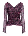Baum Und Pferdgarten Woman Top Mauve Size S Polyester, Elastane In Purple