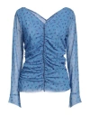 Baum Und Pferdgarten Woman Top Pastel Blue Size M Polyester, Elastane