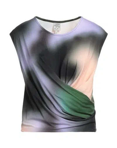 Baum Und Pferdgarten Woman Top Dark Green Size L Viscose, Elastane In Multi