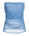 Baum Und Pferdgarten Woman Top Pastel Blue Size M Polyester, Elastane