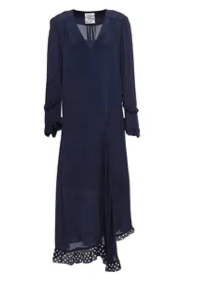 Baum Und Pferdgarten Women's Midi Dress In Midnight Blue
