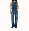 Baum Und Pferdgarten Women's Narane Jeans In Denim Sequin Flower In Blue