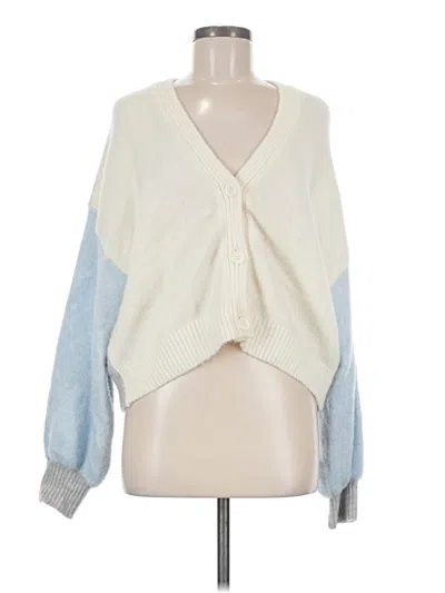 Pre-owned Baum Und Pferdgarten Wool Cardigan Sweater In Ivory
