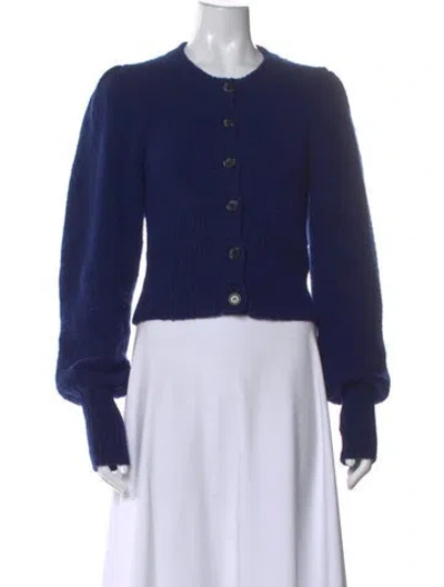 Pre-owned Baum Und Pferdgarten Wool Crew Neck Sweater In Blue