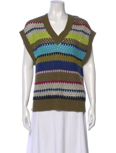 Pre-owned Baum Und Pferdgarten Wool Striped Sweater In Multi