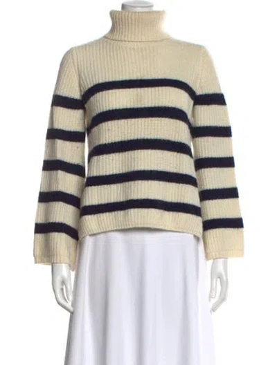 Pre-owned Baum Und Pferdgarten Wool Striped Sweater In Neutral