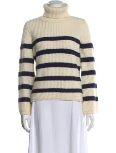 Pre-owned Baum Und Pferdgarten Wool Striped Sweater In Neutral