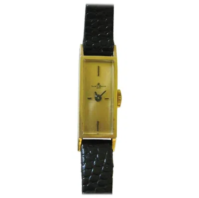 Pre-owned Baume & Mercier 14k Gold Manual Wind Wristwatch, Circa 1960s In Multi