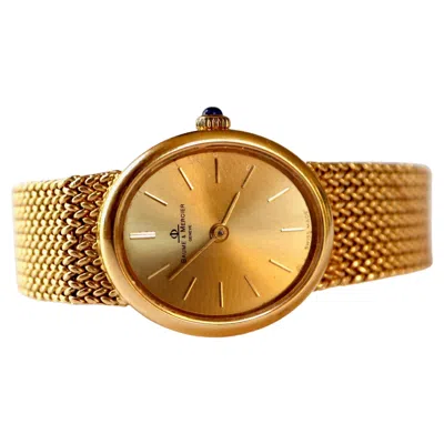 Pre-owned Baume & Mercier Baume Et Mercier Watch In 18k Yellow Gold