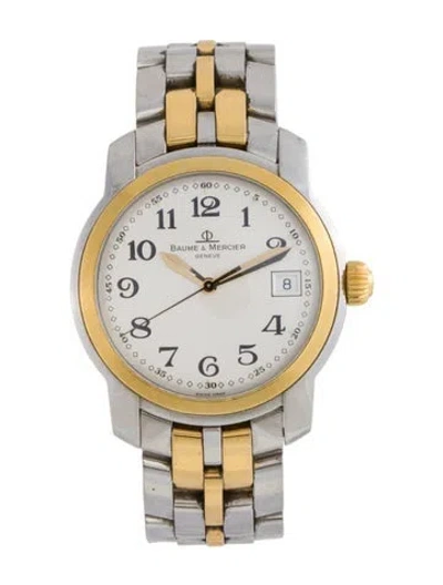 Pre-owned Baume & Mercier Capeland Watch, 37mm In Multicolor