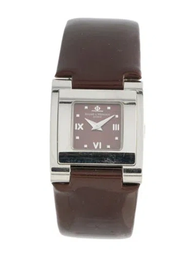 Pre-owned Baume & Mercier Catwalk Watch In Multi