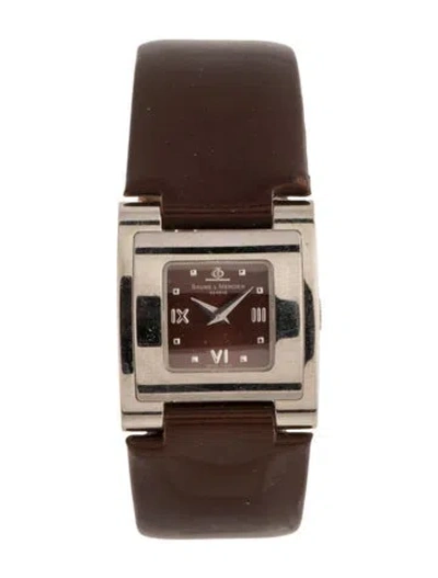 Pre-owned Baume & Mercier Catwalk Watch In Multicolor