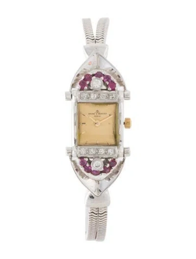 Pre-owned Baume & Mercier Classic Watch, 14mm In Multi