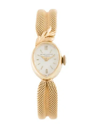 Pre-owned Baume & Mercier Classic Watch, 14mm In Multicolor