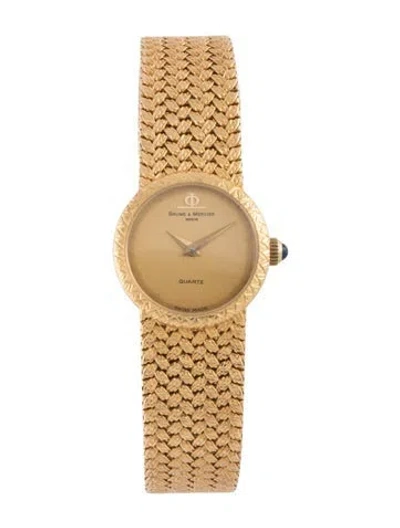 Pre-owned Baume & Mercier Classic Watch, 21mm In Multicolor