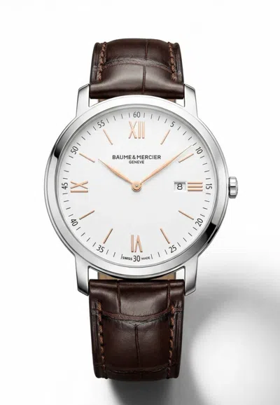 Baume & Mercier Classima 10415 42mm Quartz Watch In Silver