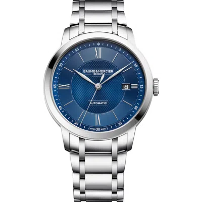 Baume & Mercier Classima Bracelet Watch, 40mm In Blue