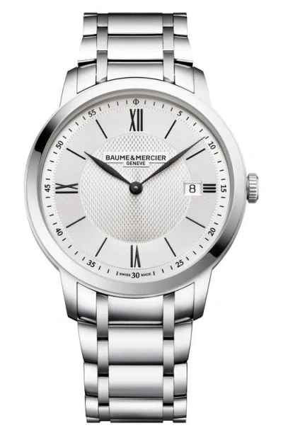 Baume & Mercier Classima Bracelet Watch, 40mm In Silver