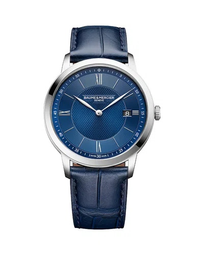 Baume & Mercier Classima Watch, 40mm In Blue