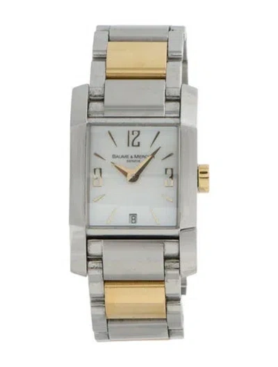 Pre-owned Baume & Mercier Diamant Watch, 22mm In Multi