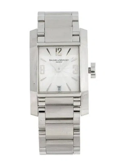 Pre-owned Baume & Mercier Diamant Watch, 22mm In Multicolor