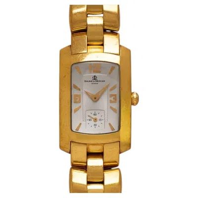 Pre-owned Baume & Mercier Gwyneth Paltrow Owned & Often Worn Watch -  Hampton Heavy Gold In Multiple