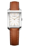 Baume & Mercier Hampton 10472 Automatic Leather Strap Watch, 35mm