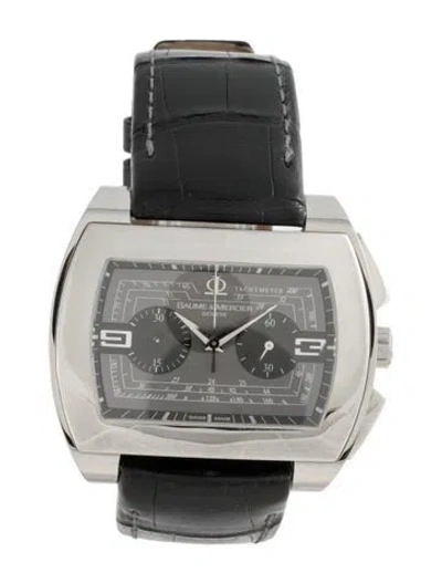 Pre-owned Baume & Mercier Hampton City Chronograph Watch In Multicolor