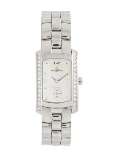 Pre-owned Baume & Mercier Hampton Milleis Watch, 22mm In Multicolor
