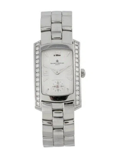 Pre-owned Baume & Mercier Hampton Milleis Watch, 22mm In Multicolor
