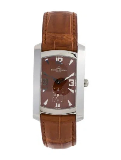 Pre-owned Baume & Mercier Hampton Milleis Watch In Multi