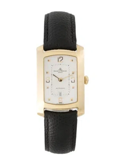 Pre-owned Baume & Mercier Hampton Milleis Watch In Multi