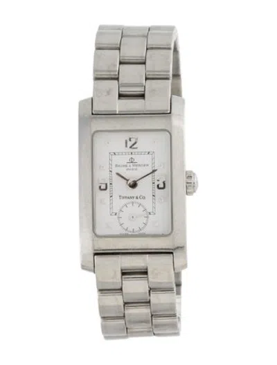 Pre-owned Baume & Mercier Hampton Tiffany & Co. Watch, 20mm In Multicolor