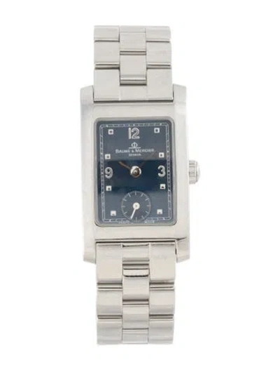 Pre-owned Baume & Mercier Hampton Watch, 20mm In Multicolor