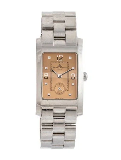 Pre-owned Baume & Mercier Hampton Watch, 24mm In Multicolor
