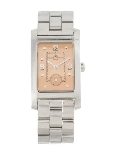 Pre-owned Baume & Mercier Hampton Watch, 24mm In Multicolor