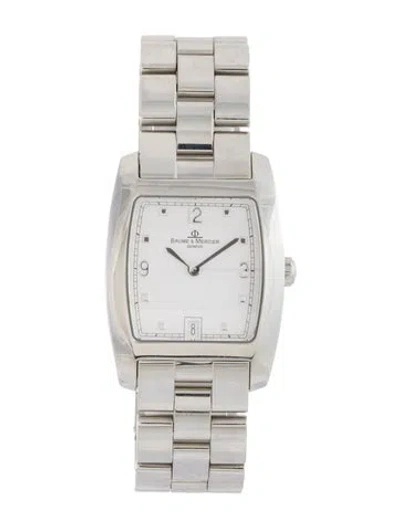 Pre-owned Baume & Mercier Hampton Watch, 29mm In Multi