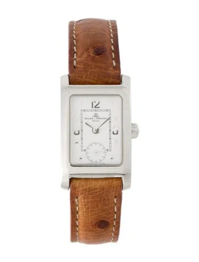 Pre-owned Baume & Mercier Hampton Watch In Multi