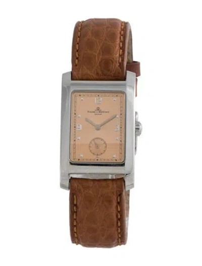 Pre-owned Baume & Mercier Hampton Watch In Multicolor
