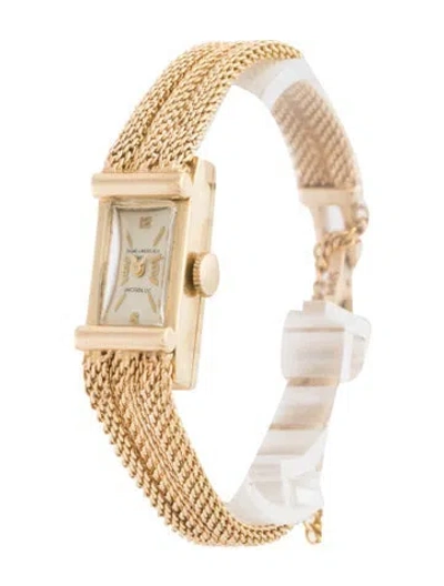 Pre-owned Baume & Mercier Incabloc Watch, 10mm In Multicolor