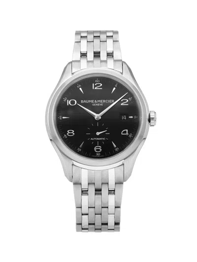 Baume & Mercier Men's Clifton 10100 Stainless Steel Bracelet Watch/41mm In Silver