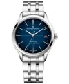 Baume & Mercier Men's Swiss Automatic Clifton Stainless Steel Bracelet Watch 40mm In No Color