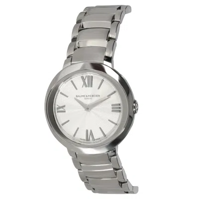 Pre-owned Baume & Mercier Promesse Moa10157 Women's Watch In Stainless Steel In Multi