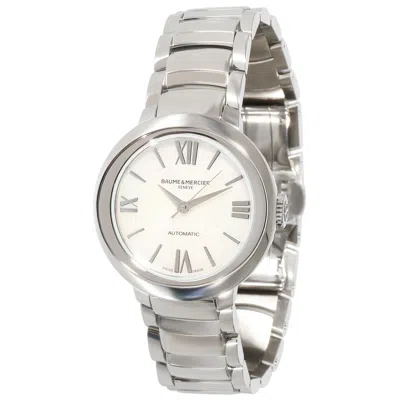 Pre-owned Baume & Mercier Promesse Moa10182 Women's Watch In Stainless Steel In Multiple