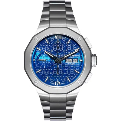 Baume & Mercier Riviera 10826 Automatic Chronograph Bracelet Watch, 41mm In Metallic