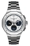 Baume & Mercier Riviera 10827 Automatic Chronograph Bracelet Watch, 41mm In Metallic