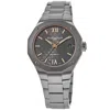 Baume & Mercier Riviera 36mm Grey Dial Steel Women's Watch 10661 In Gray