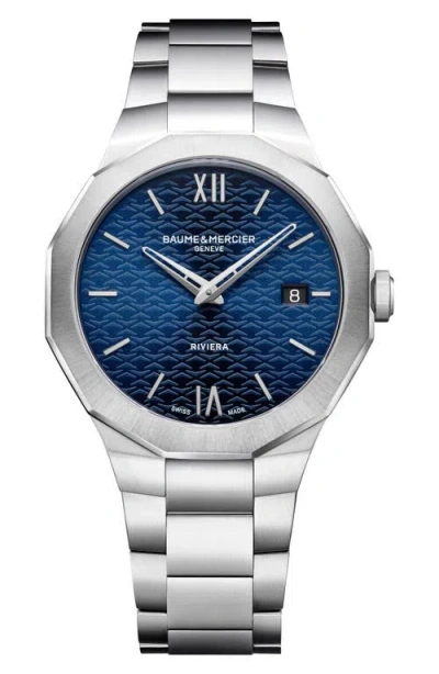 Baume & Mercier Riviera 73 Bracelet Watch, 39mm In Multi